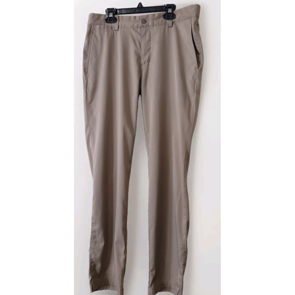 Nike Dri-Fit Golf Pants Men's Size 30 X 30 Dress Pants 5 Pocket Embroidered Logo
